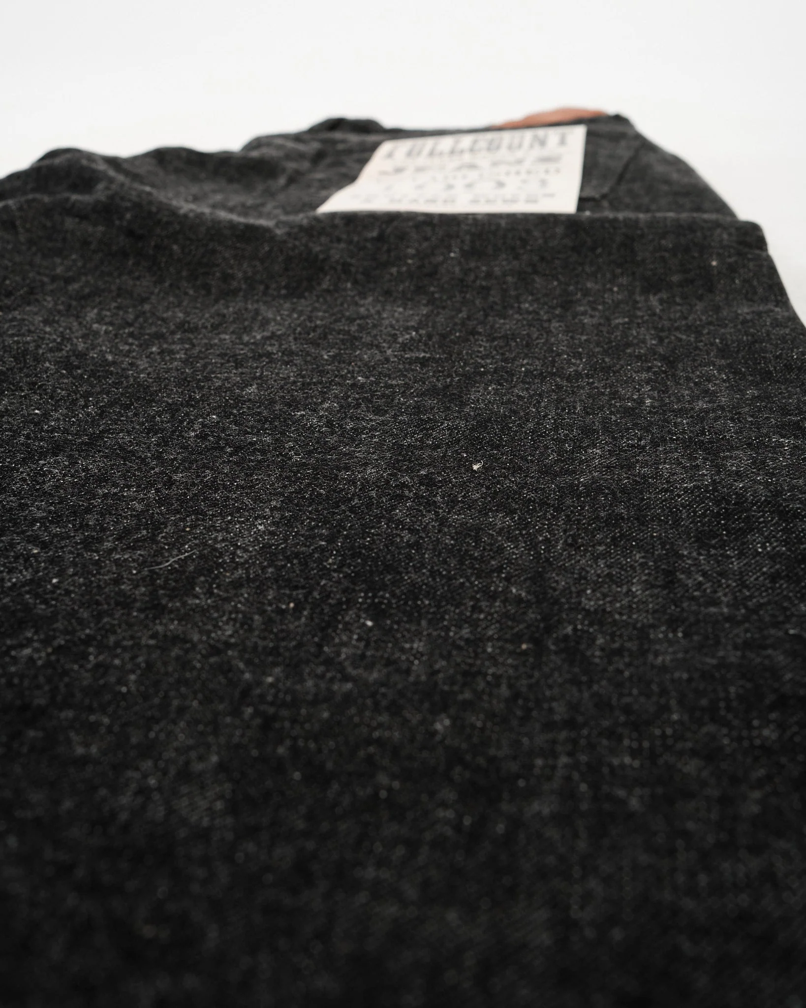 0105BK Wide Black Selvedge Denim – Bild 3