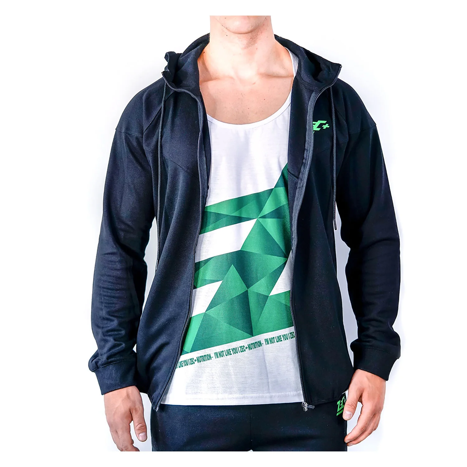 ZEC+ New School Hoodie schwarz – Bild 4