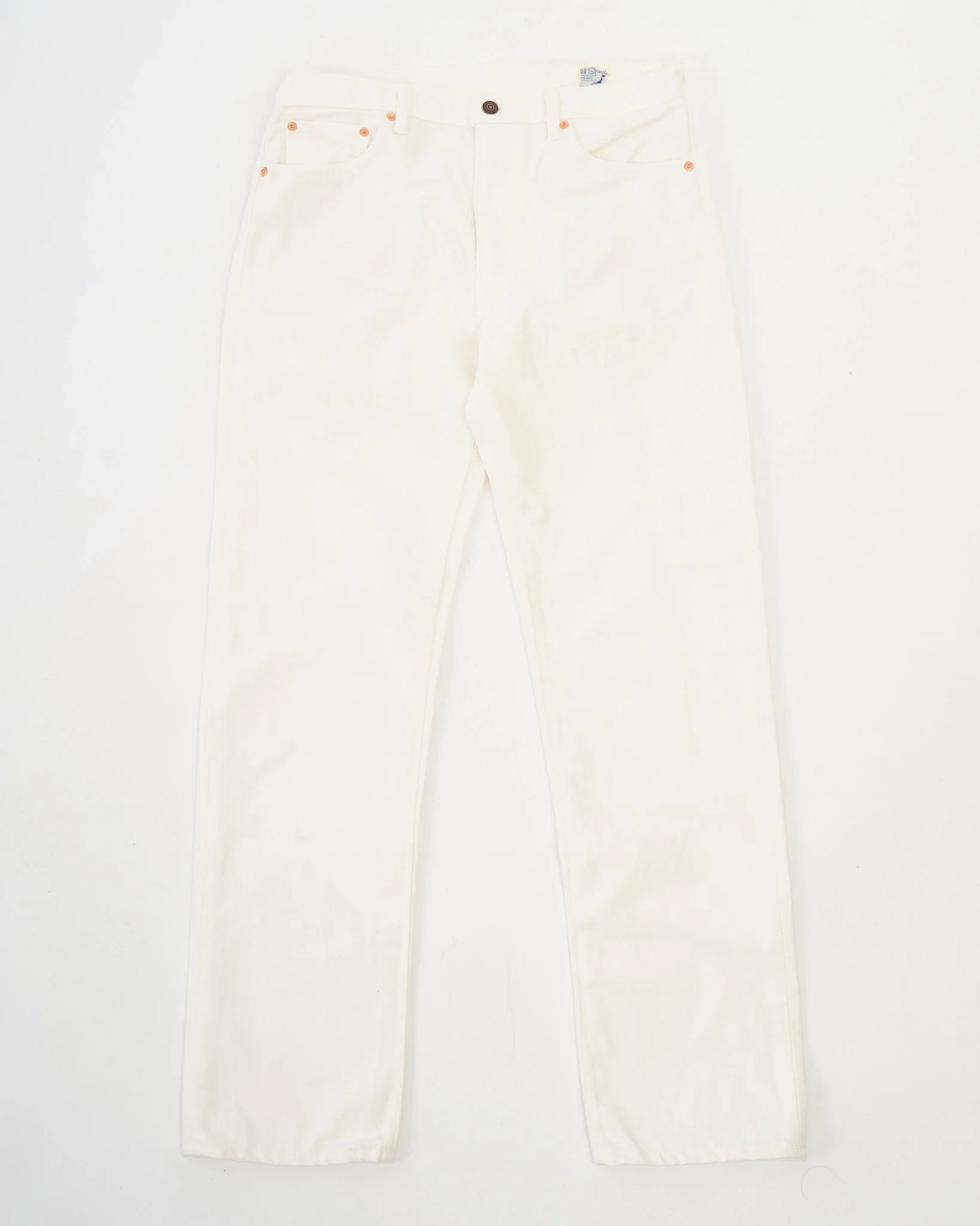107 Ivy Fit White Denim