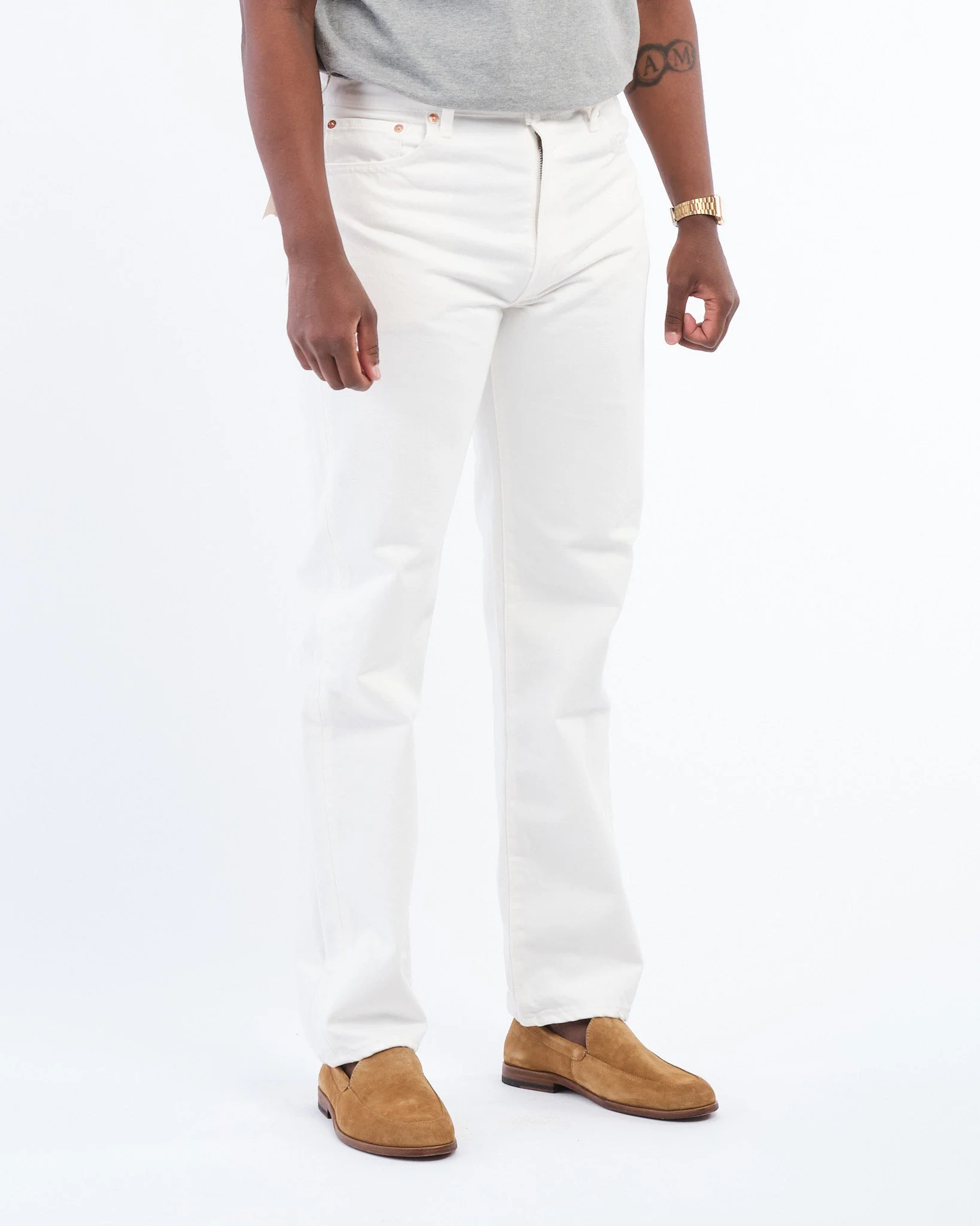 107 Ivy Fit White Denim – Bild 5