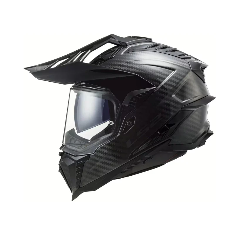 LS2 Helm MX701 Explorer Carbon Solid – Bild 2
