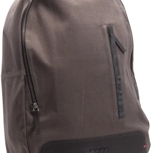 Leather & Canvas Backpack