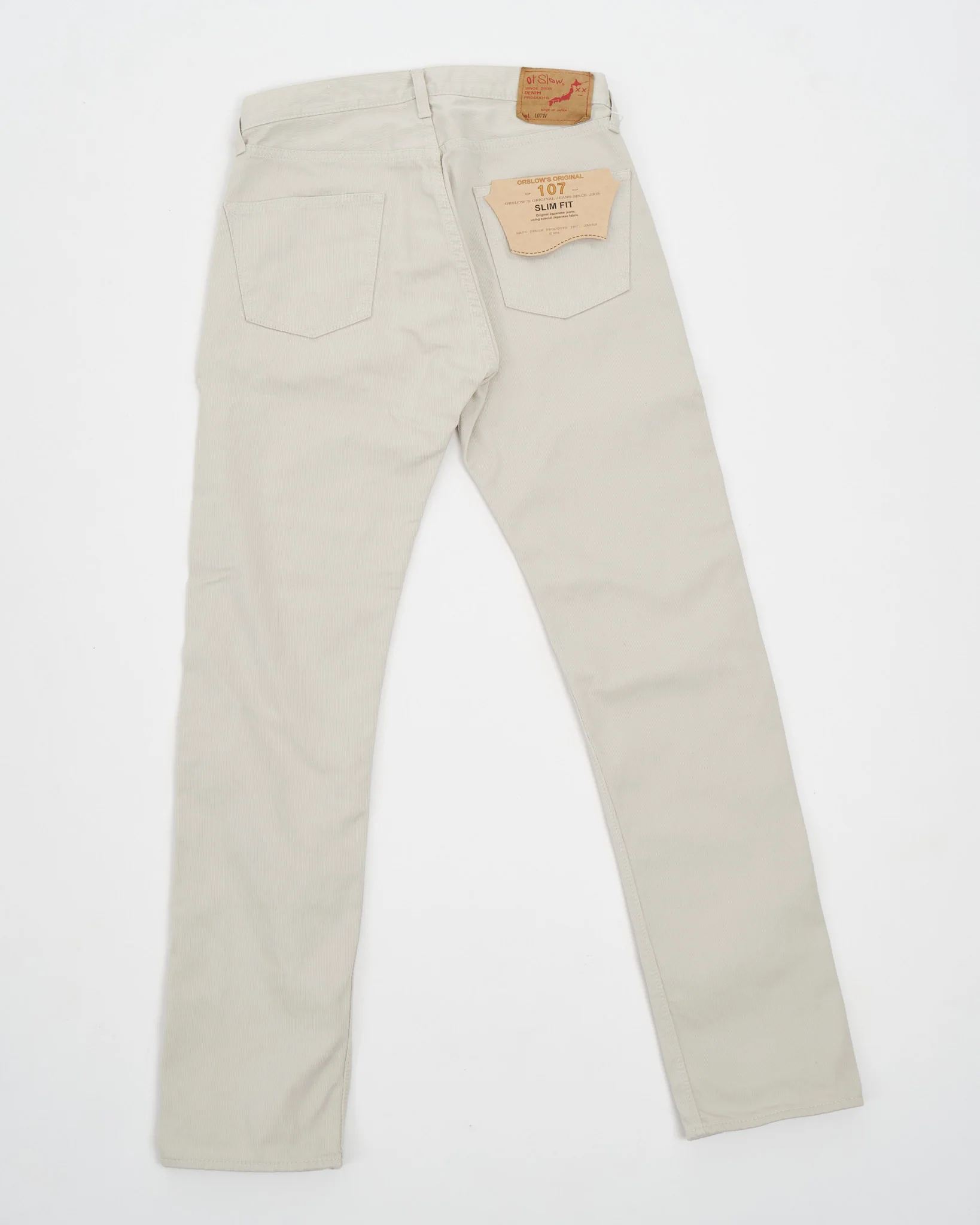 107 COTTON PIQUE IVY FIT PANTS IVORY – Bild 8