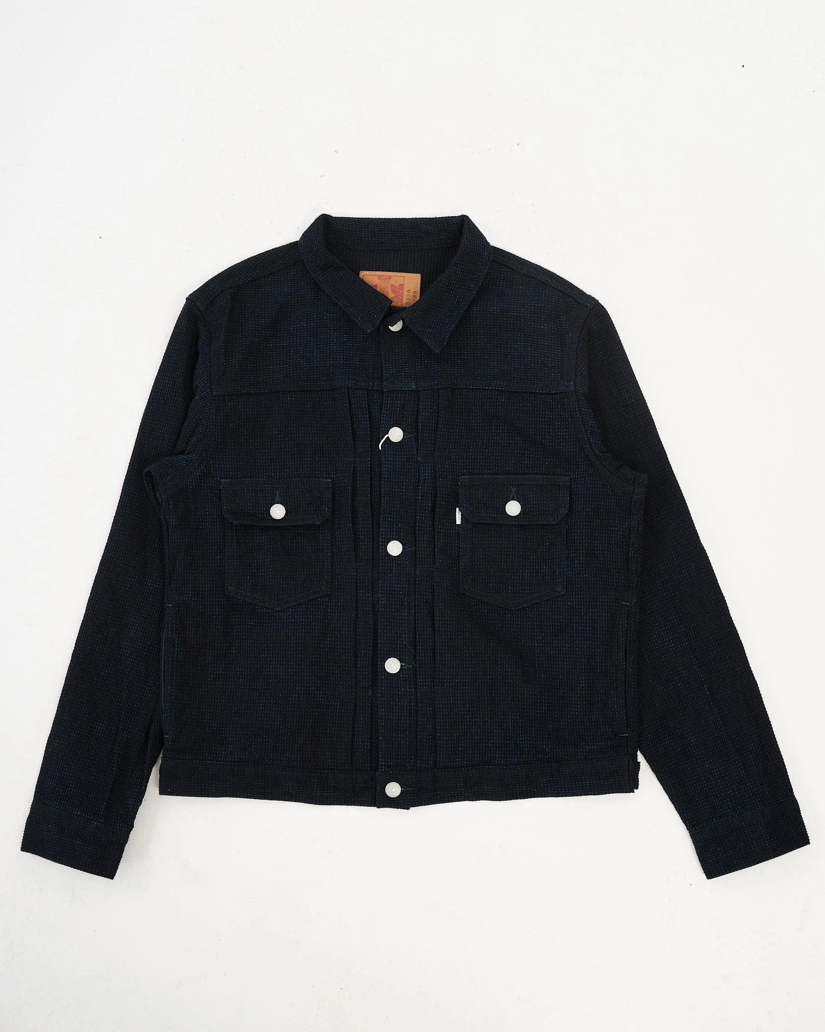 3220 12oz Cube Sashiko 2nd Type Denim Jacket – Bild 8