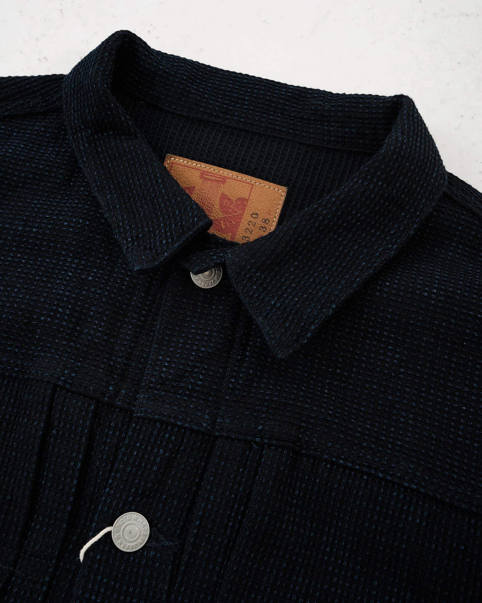 3220 12oz Cube Sashiko 2nd Type Denim Jacket – Bild 9