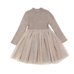 Donsje Lotus Kleid mit Tüllrock