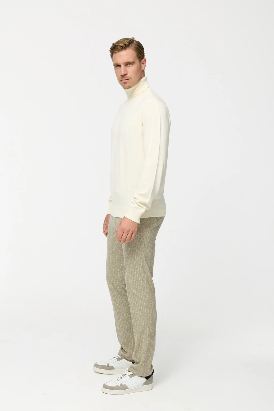 Rollkragen Pullover DiRyan 408-120 | Offwhite – Bild 8