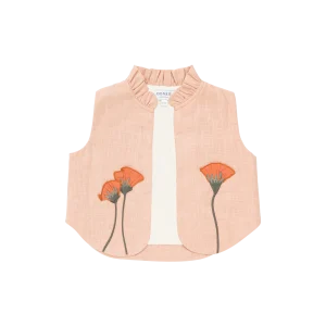Donsje Sugy Leinenweste| Poppy
