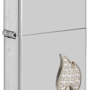 Sterling Silver Flame Emblem