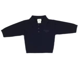 Fendi Kids Woll-Polopullover für Babys