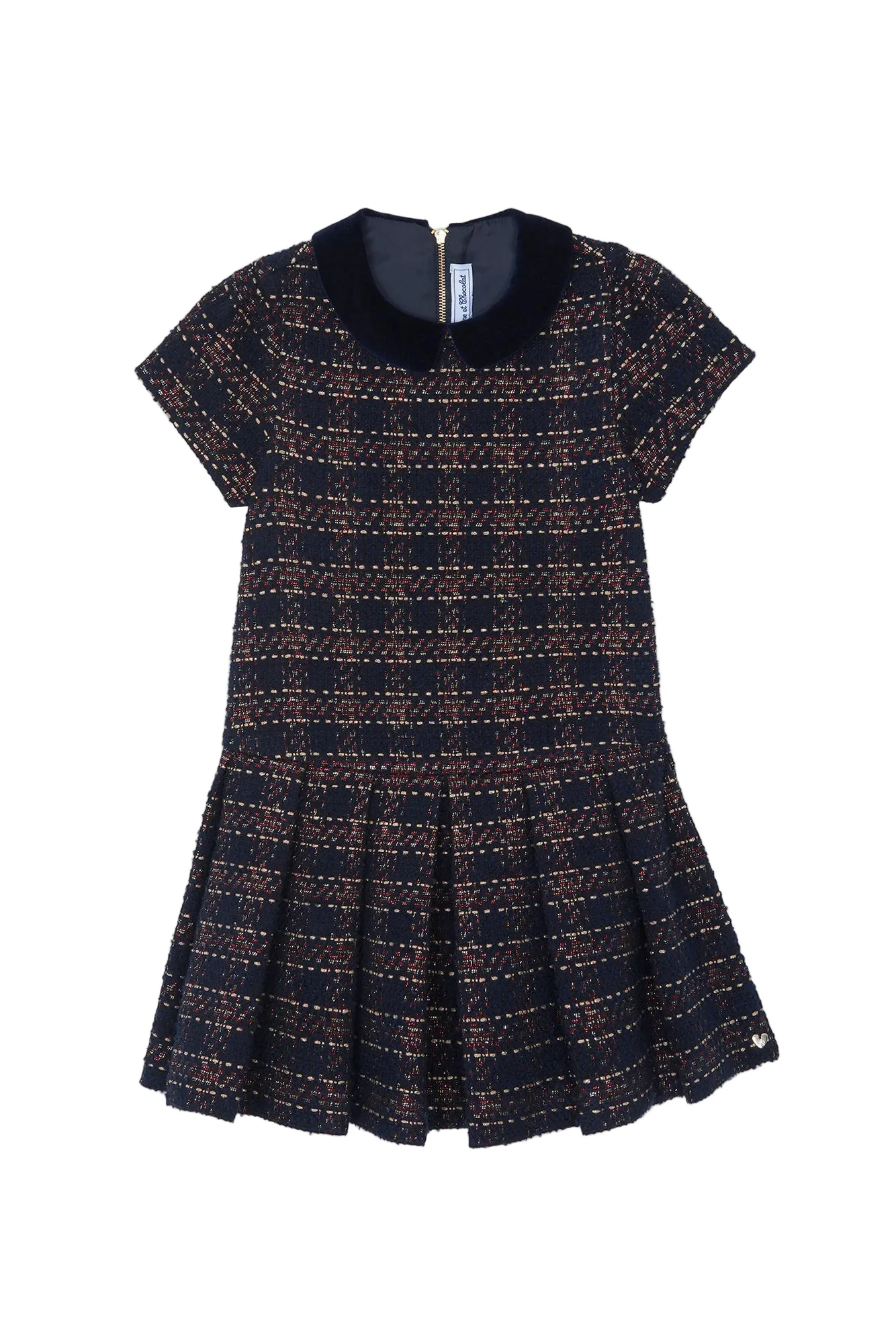 Tartine et Chocolat Tweedkleid - Marine