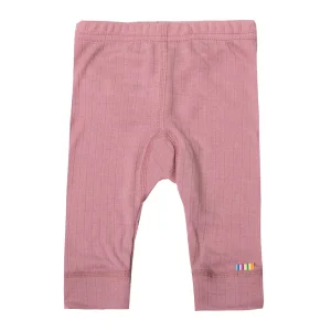 Joha Woll Leggings - alte rose
