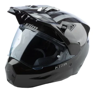 Klim X1 Alpha Helm ECE/DOT Patriot - Gloss Metallic Gunmetal Black