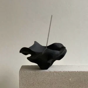 Räucherstäbchenhalter, schwarz