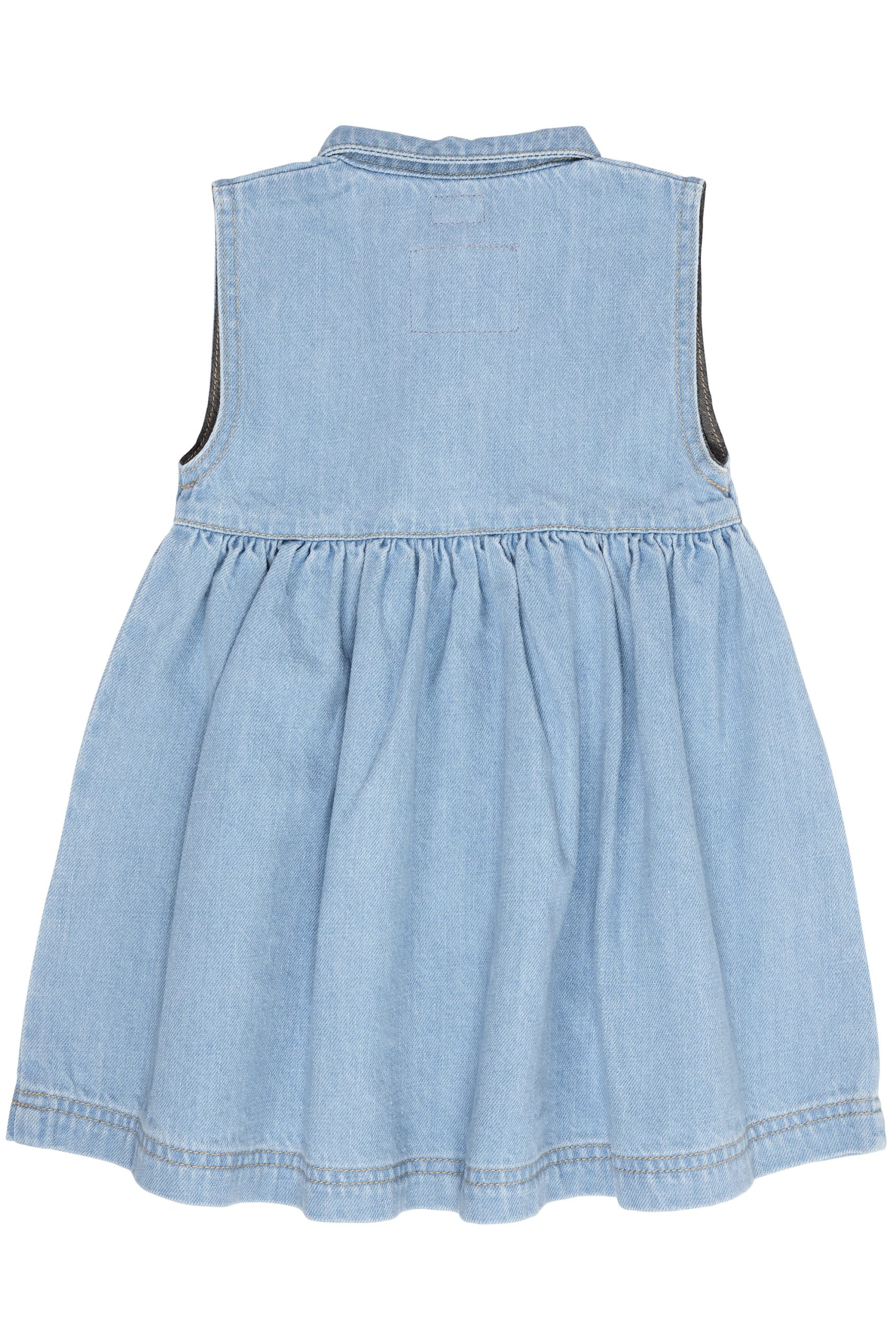 Copenhagen Colors - Organic Denim Dress W Collar – Bild 3
