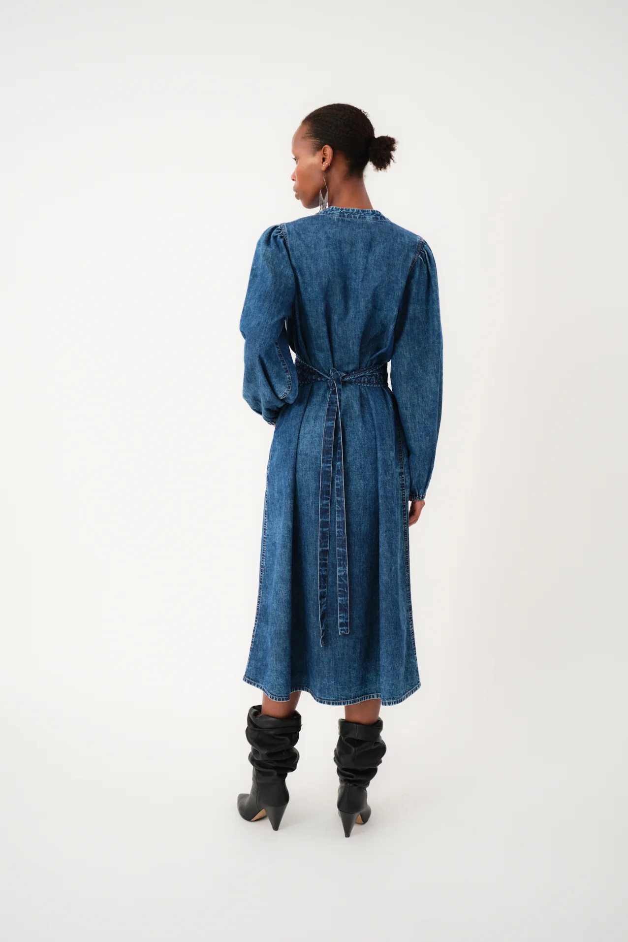 ParisLL Midi Kleid - Blau – Bild 5