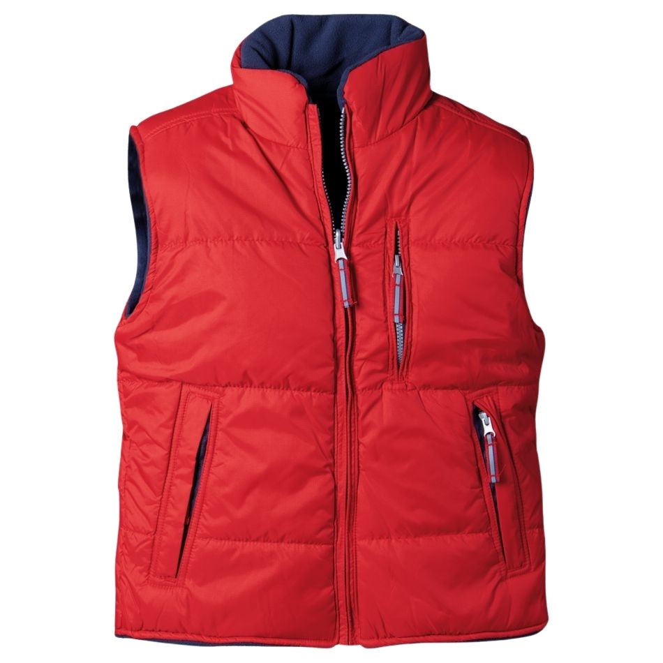 Damen Winter-Arbeitsweste GAMMA RED – wattiert, tailliert