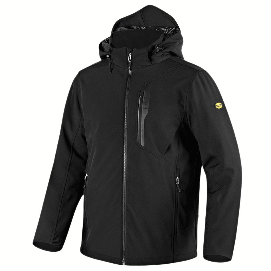 DIADORA FREEDOM BLACK Softshell-Arbeitsjacke für Herren – Bild 2