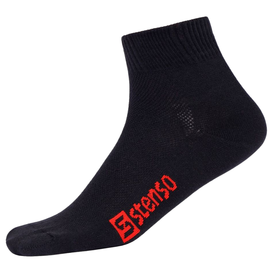 Arbeitssocken STENSO SUMMER BLACK/RED – Bild 5