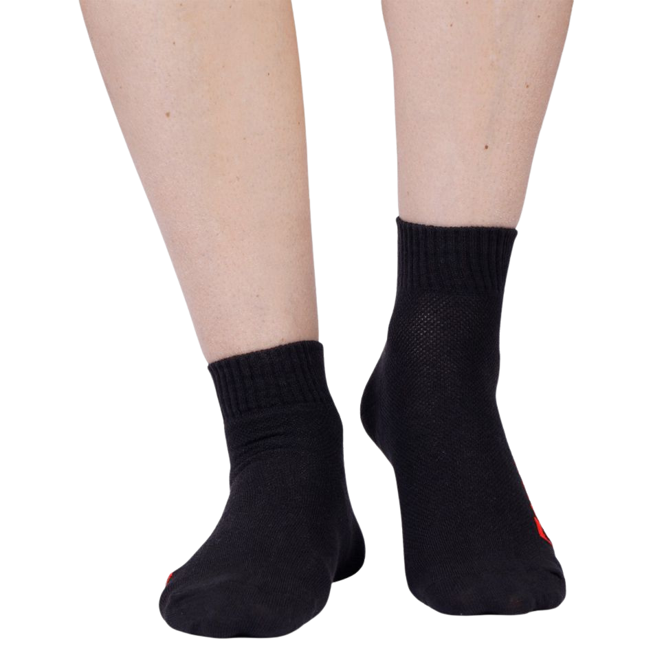 Arbeitssocken STENSO SUMMER BLACK/RED – Bild 7