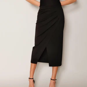 3/4 Jersey Skirt black