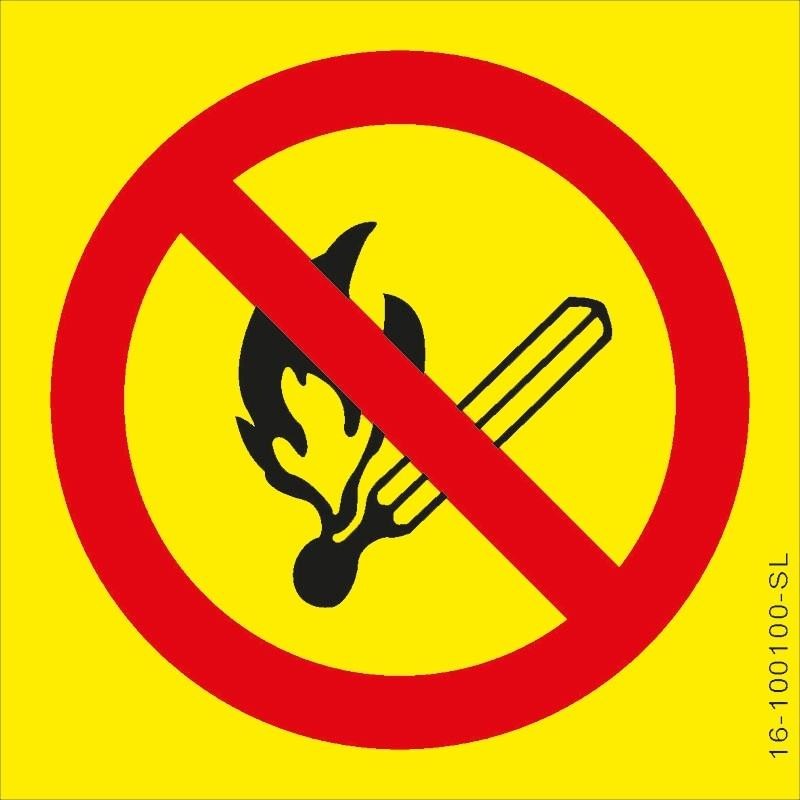 Brandschutzschild “Feuer, offenes Licht und Rauchen verboten” – Bild 3