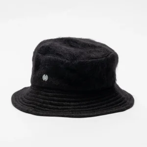 Bucket Hat Black Mohair