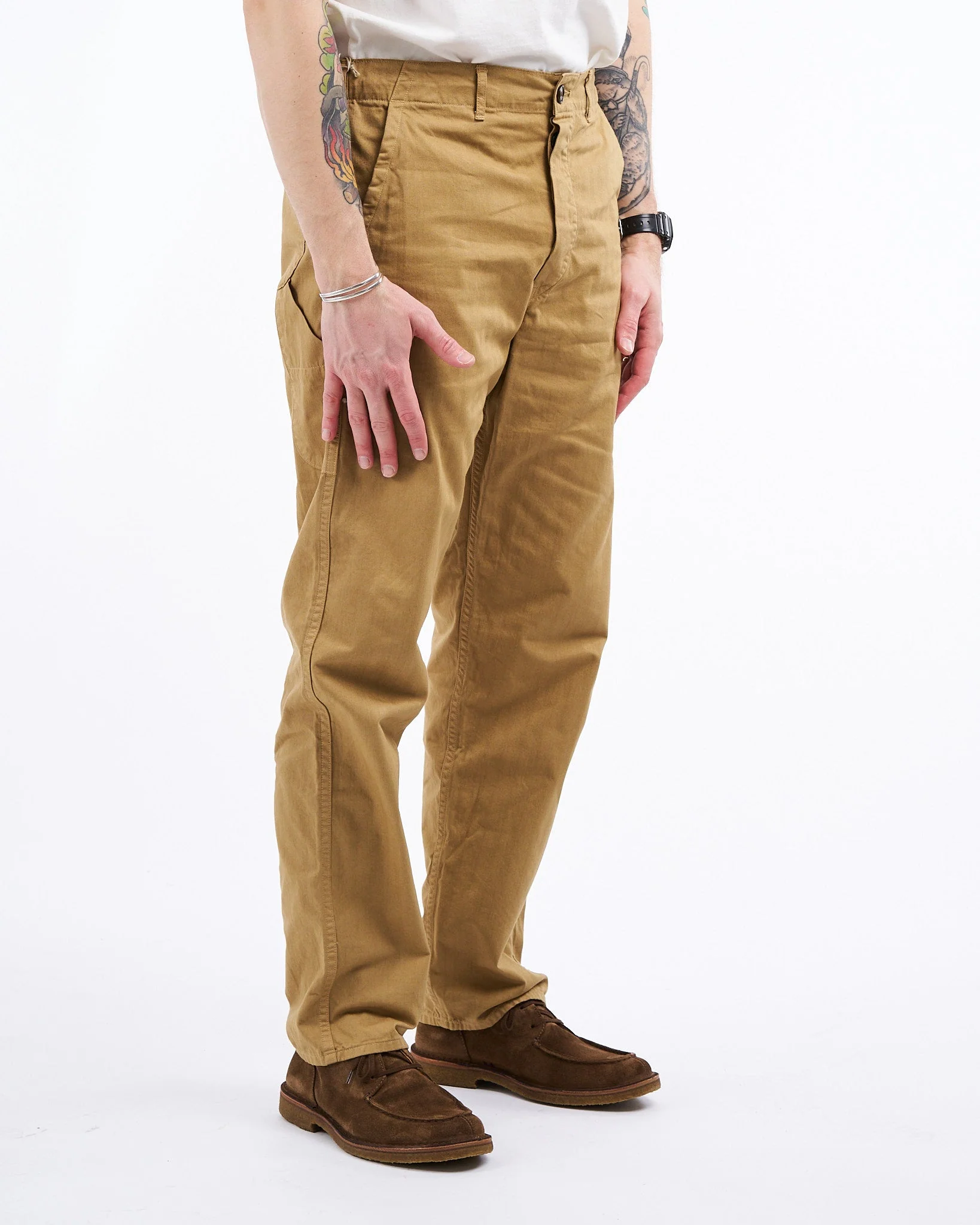French Work Pants Khaki – Bild 6