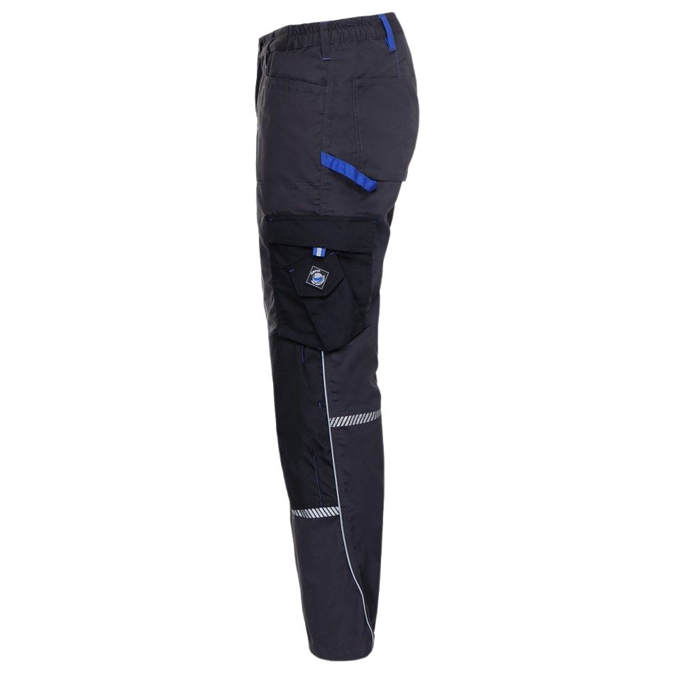 Robuste Arbeitshose Prisma GREY/ROYAL BLUE – Bild 3