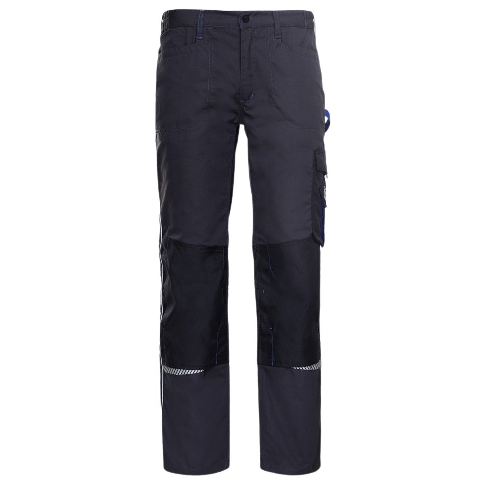 Robuste Arbeitshose Prisma GREY/ROYAL BLUE – Bild 2