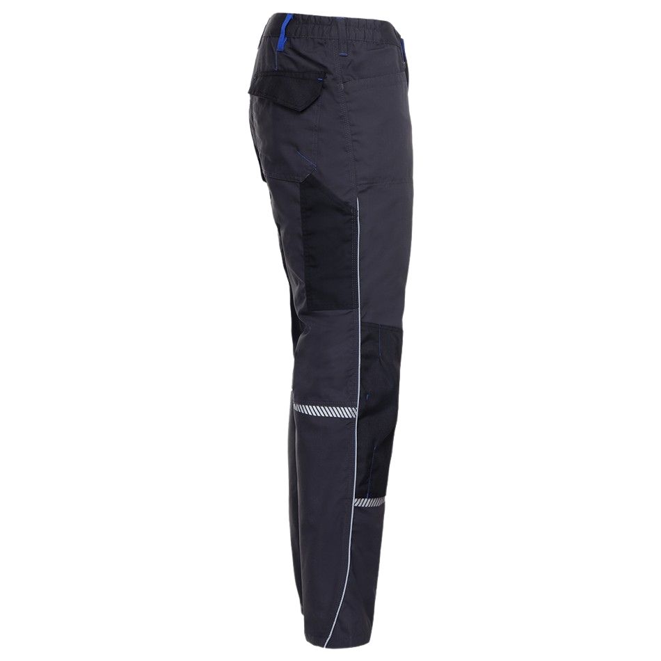 Robuste Arbeitshose Prisma GREY/ROYAL BLUE – Bild 4
