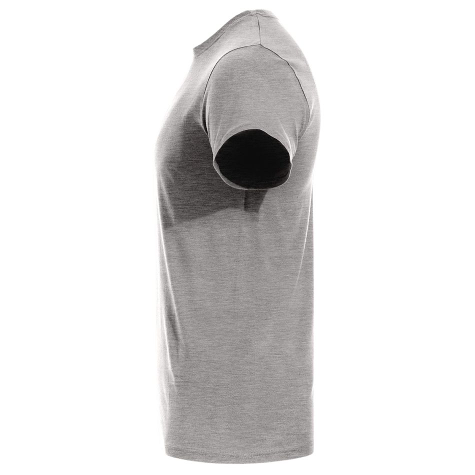Dünnes Baumwoll T-Shirt STENSO NAOS GRAY MELANGE – Bild 5