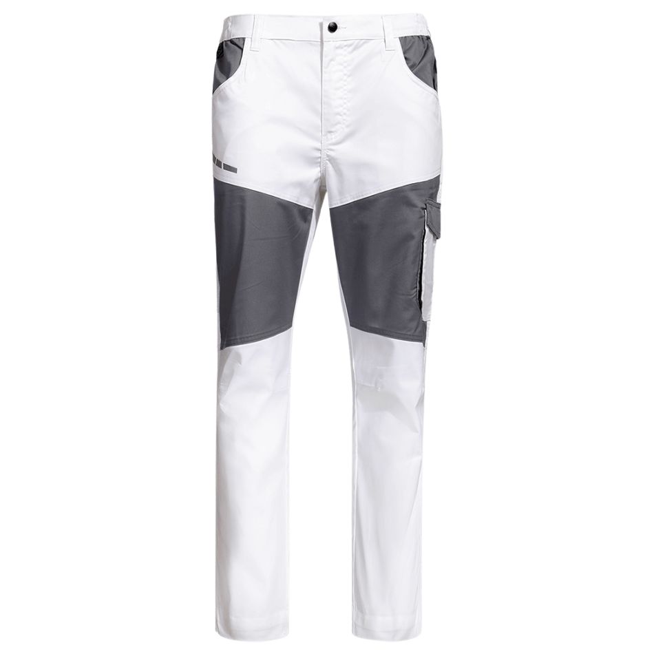 Arbeitshose EOS STRETCH GREY/WHITE: 3% Spandex – Bild 2