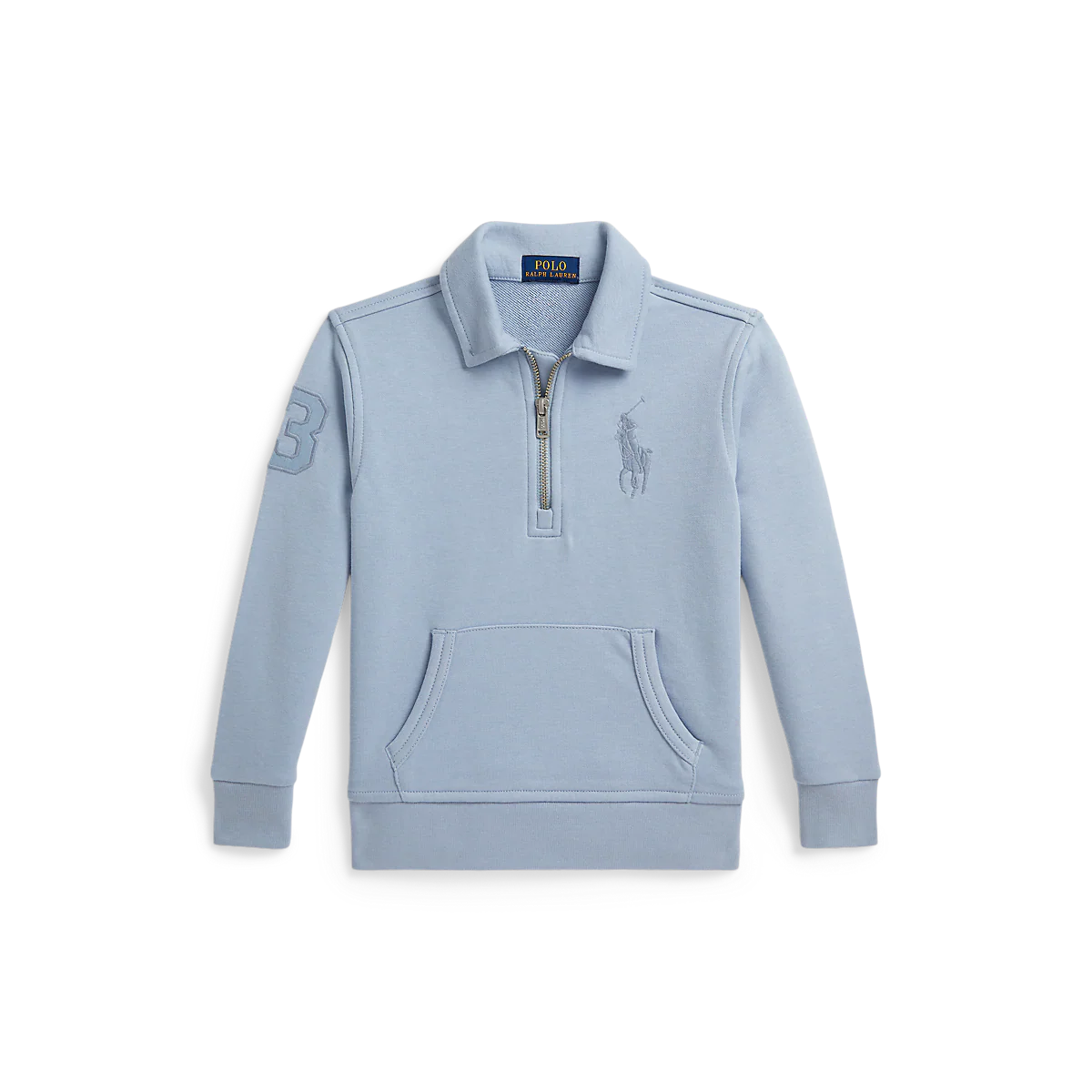 Polo Ralph Lauren Kids Terry-Sweatshirt mit Kragen und Big Pony – Bild 2