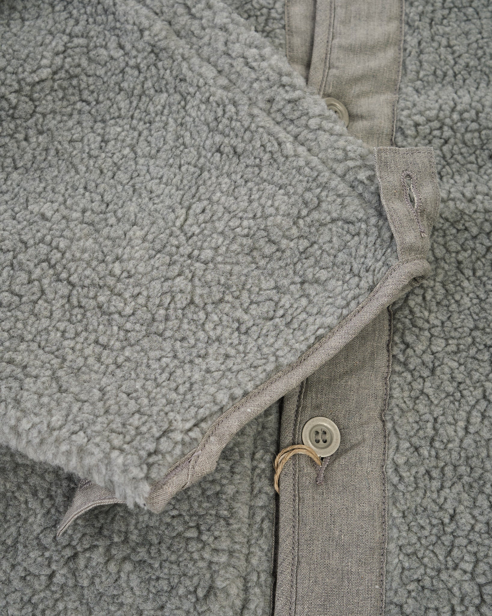 M-65 FISH TAIL COAT LINER LIGHT GRAY – Bild 8