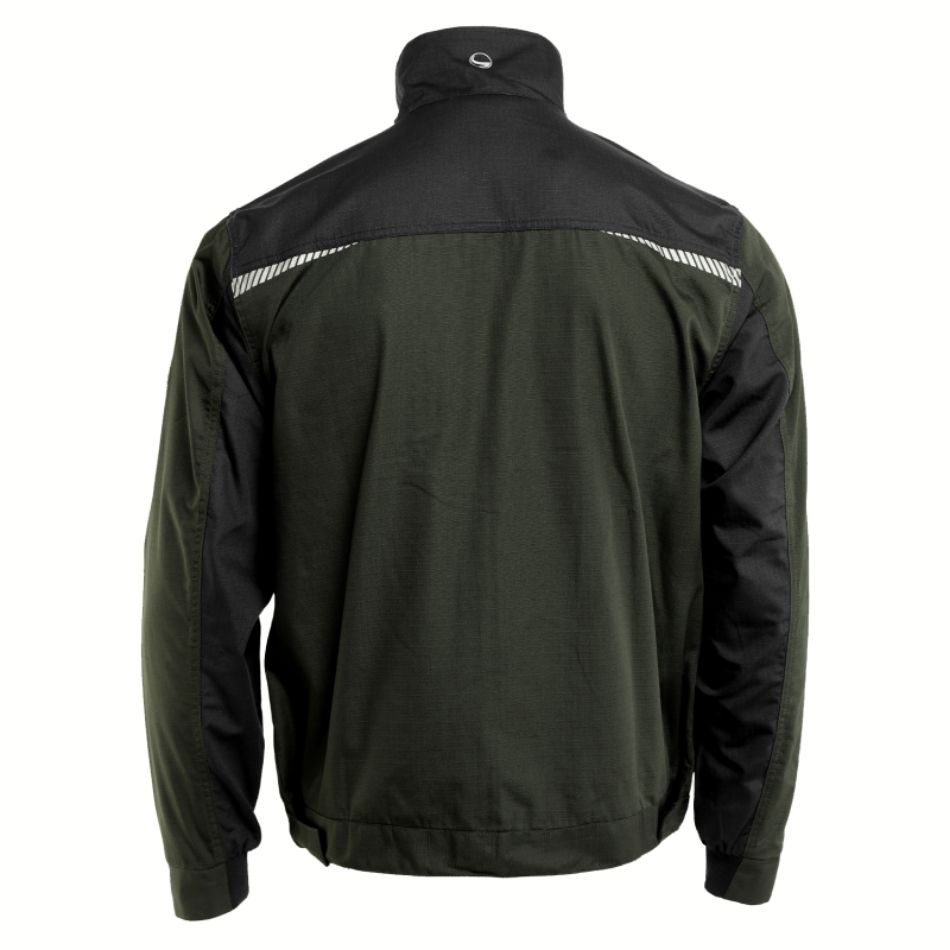 Arbeitsjacke PRISMA SUMMER OLIVE/BLACK – Bild 6