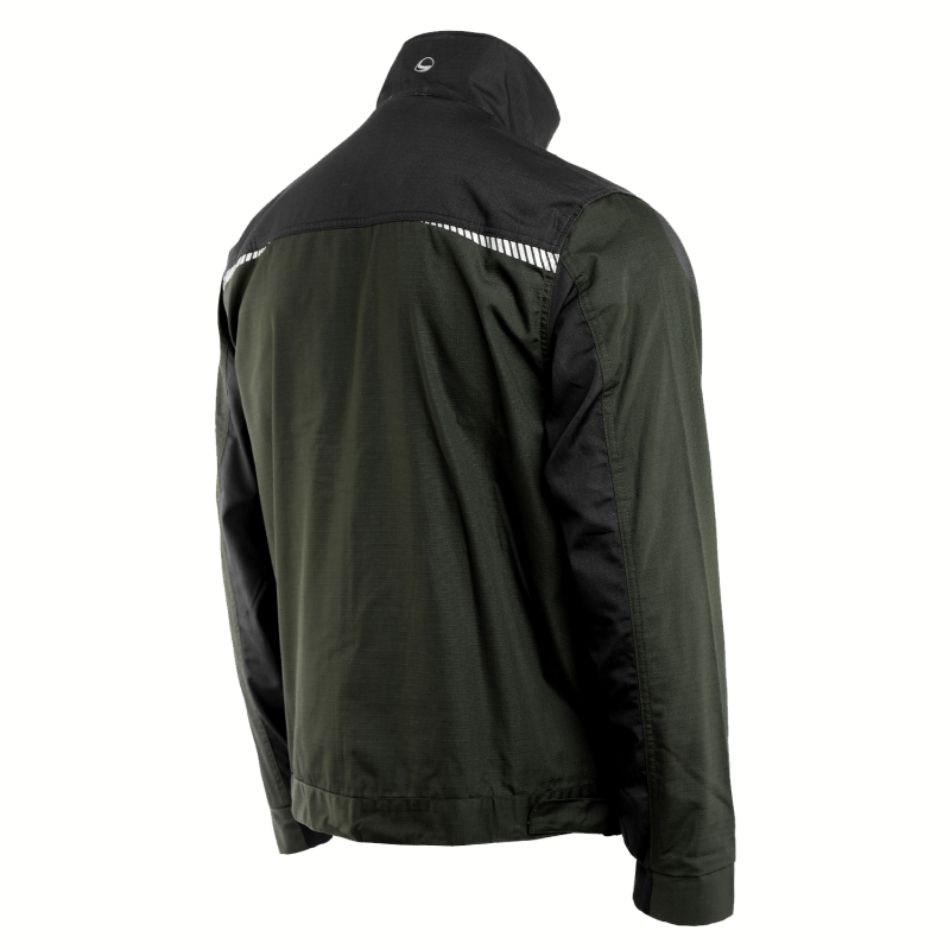 Arbeitsjacke PRISMA SUMMER OLIVE/BLACK – Bild 4