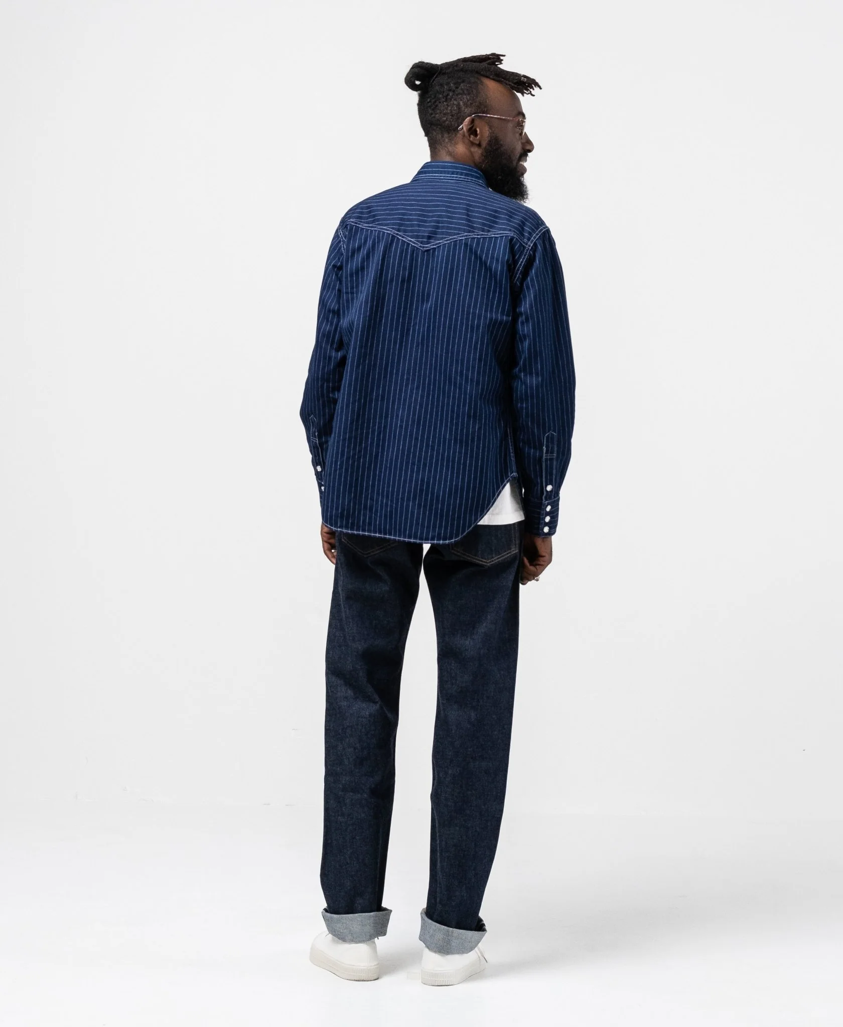Ranchman Shirt Blue Wabash – Bild 7