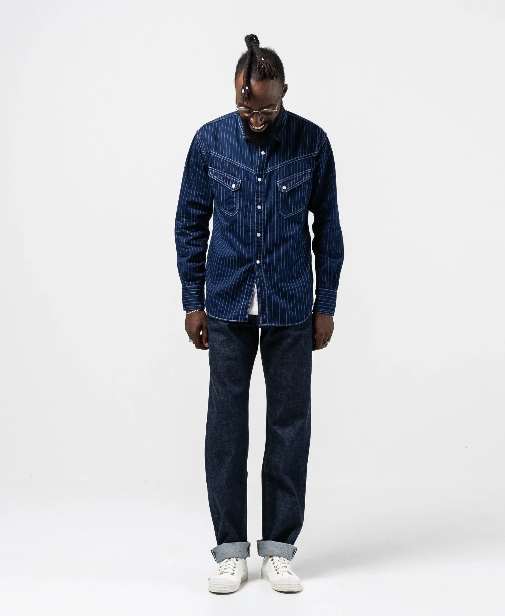 Ranchman Shirt Blue Wabash – Bild 2