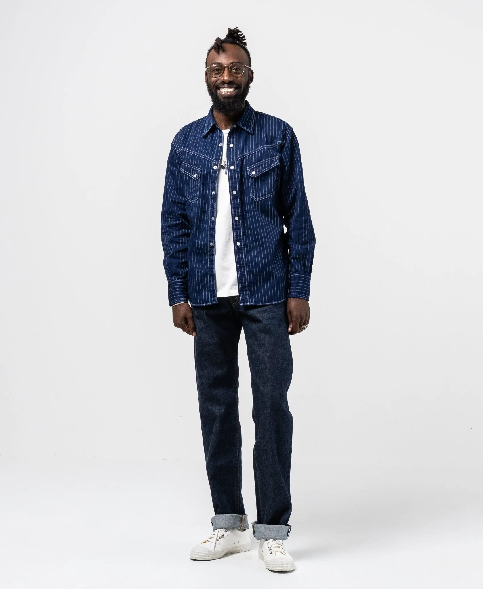 Ranchman Shirt Blue Wabash – Bild 5