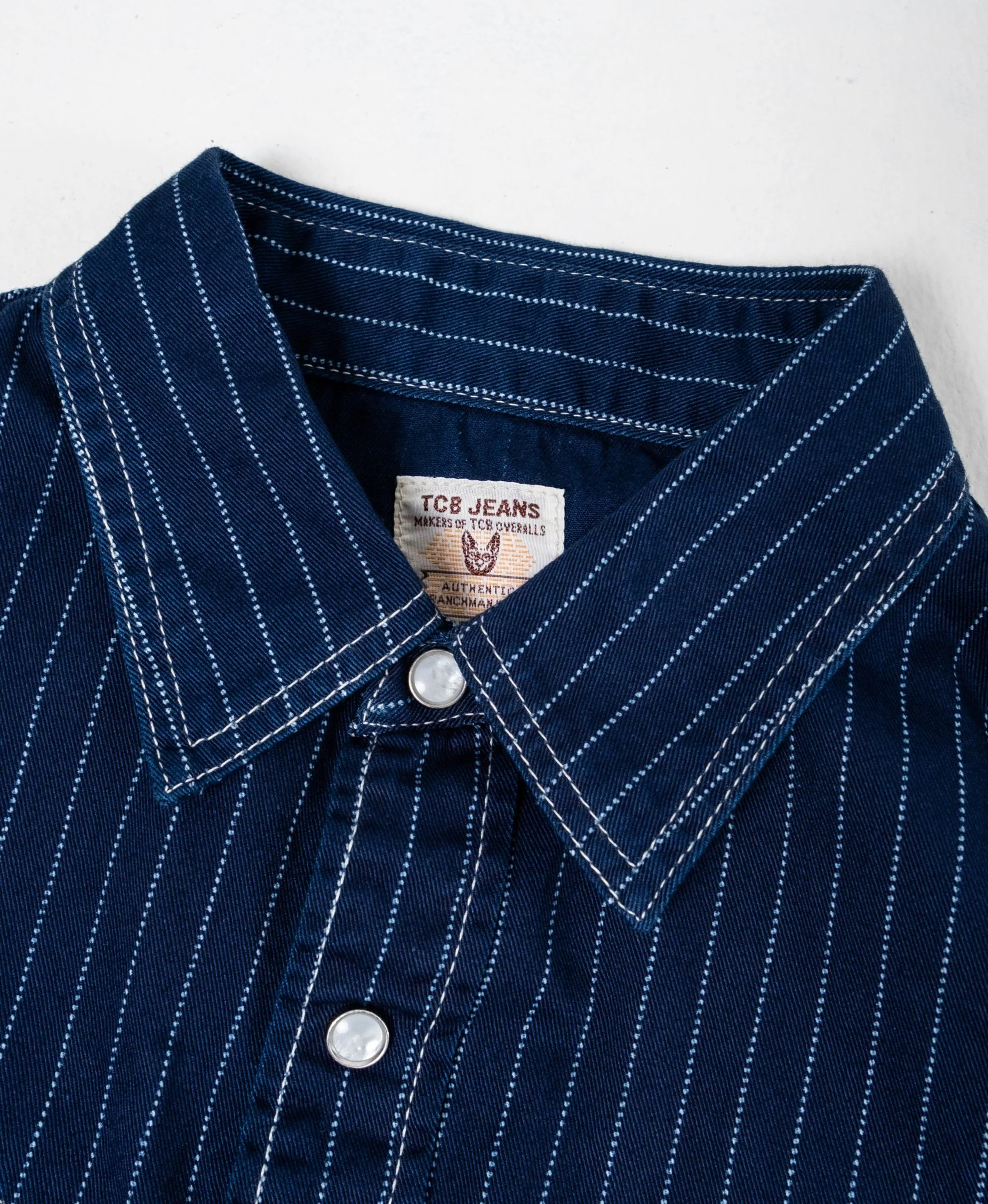 Ranchman Shirt Blue Wabash – Bild 6