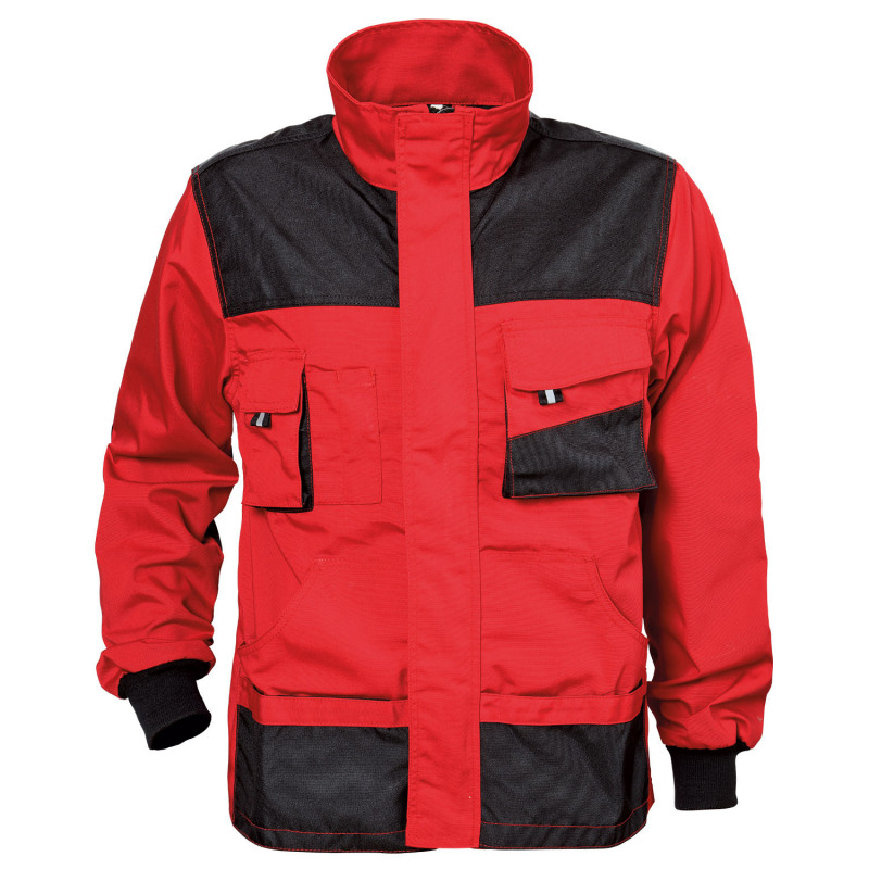 Arbeitsjacke KASTOR RED: verstärkte Bereiche – Bild 2