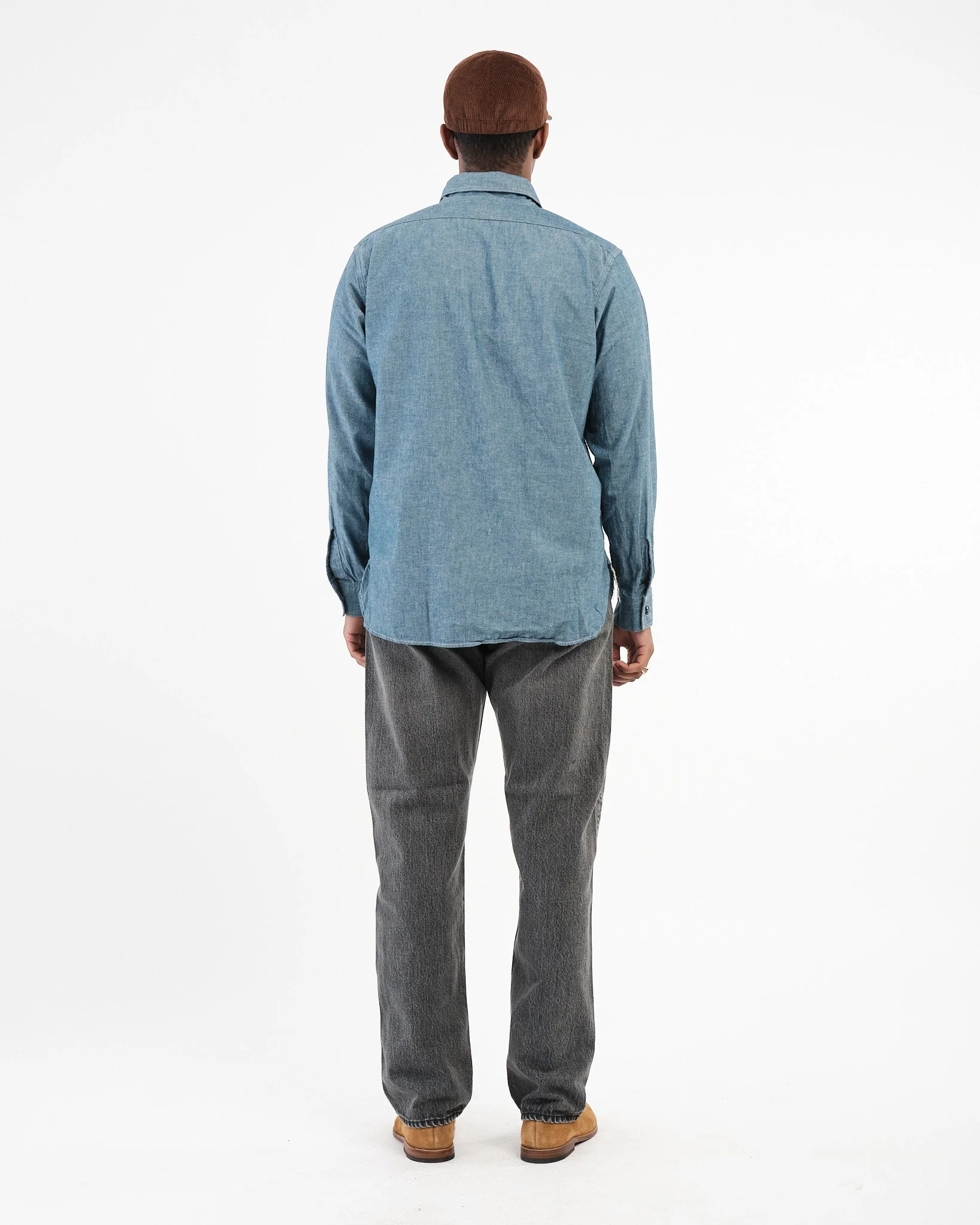 SLIM FIT CHAMBRAY WORK SHIRT – Bild 7