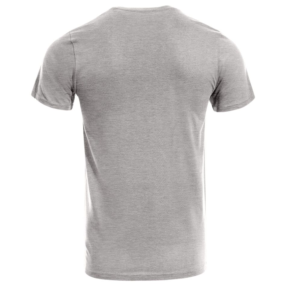 Dünnes Baumwoll T-Shirt STENSO NAOS GRAY MELANGE – Bild 4