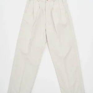 TWO TUCK WIDE TROUSERS IVORY