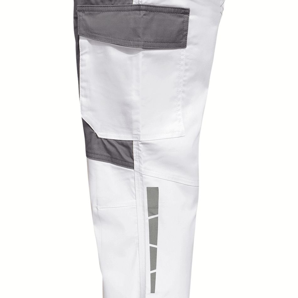Arbeitshose EOS STRETCH GREY/WHITE: 3% Spandex – Bild 7