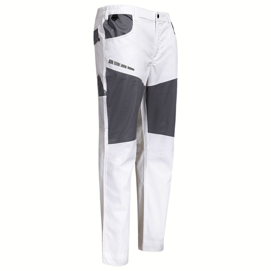 Arbeitshose EOS STRETCH GREY/WHITE: 3% Spandex – Bild 3